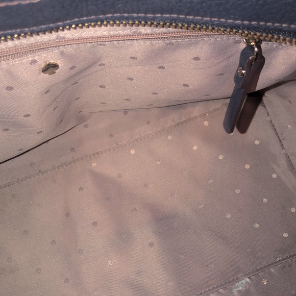 Kate Spade Large Suede Satchel Bag - Picture 6 of 8